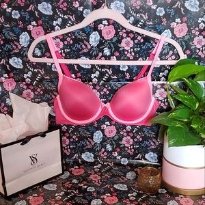 34C Victoria's Secret Body Lined Demi Bra Pink